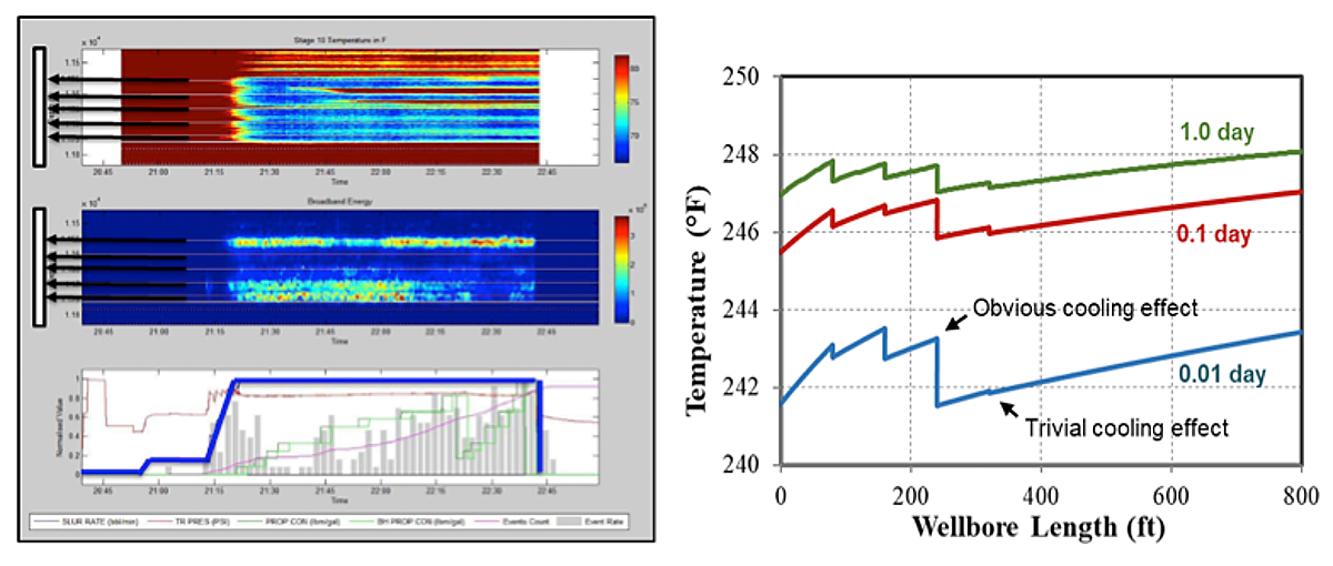 field data and model results